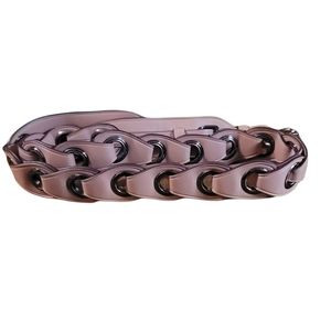 Coach 87292 Linked Leather Novelty Strap Guitar Shoulder Melon NWT